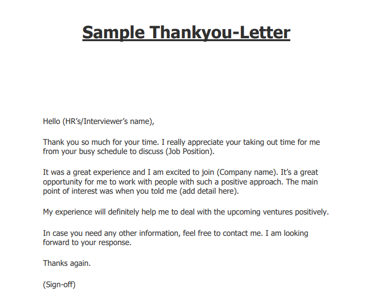 Thank You Email - Templates, Format, and Samples