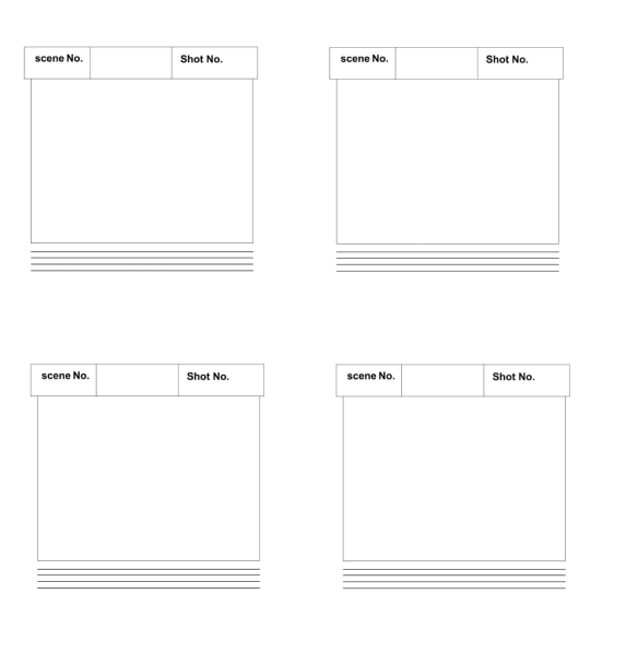 storyboard template pdf