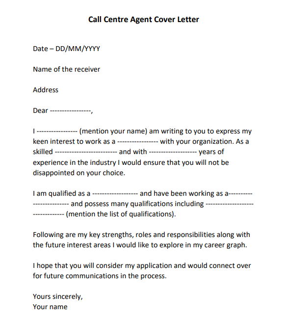 cover letter for 000 call taker